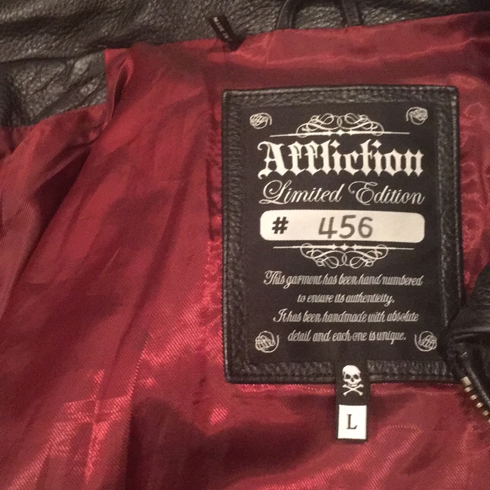 Affliction Leather jacket - Picture 4 of 4